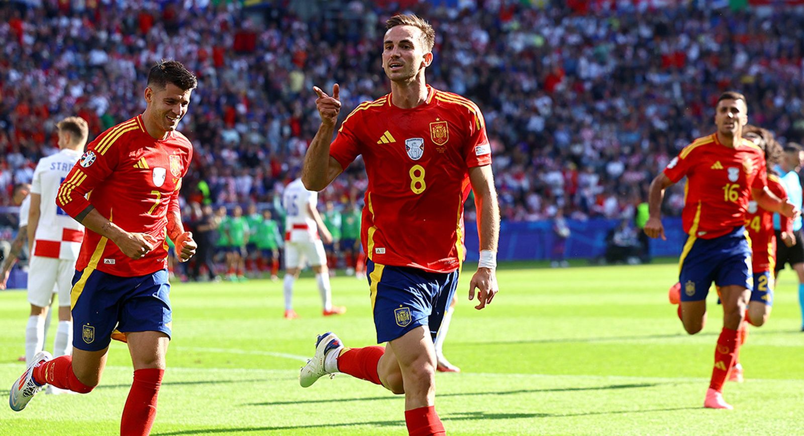 Fabián en el España Croacia
