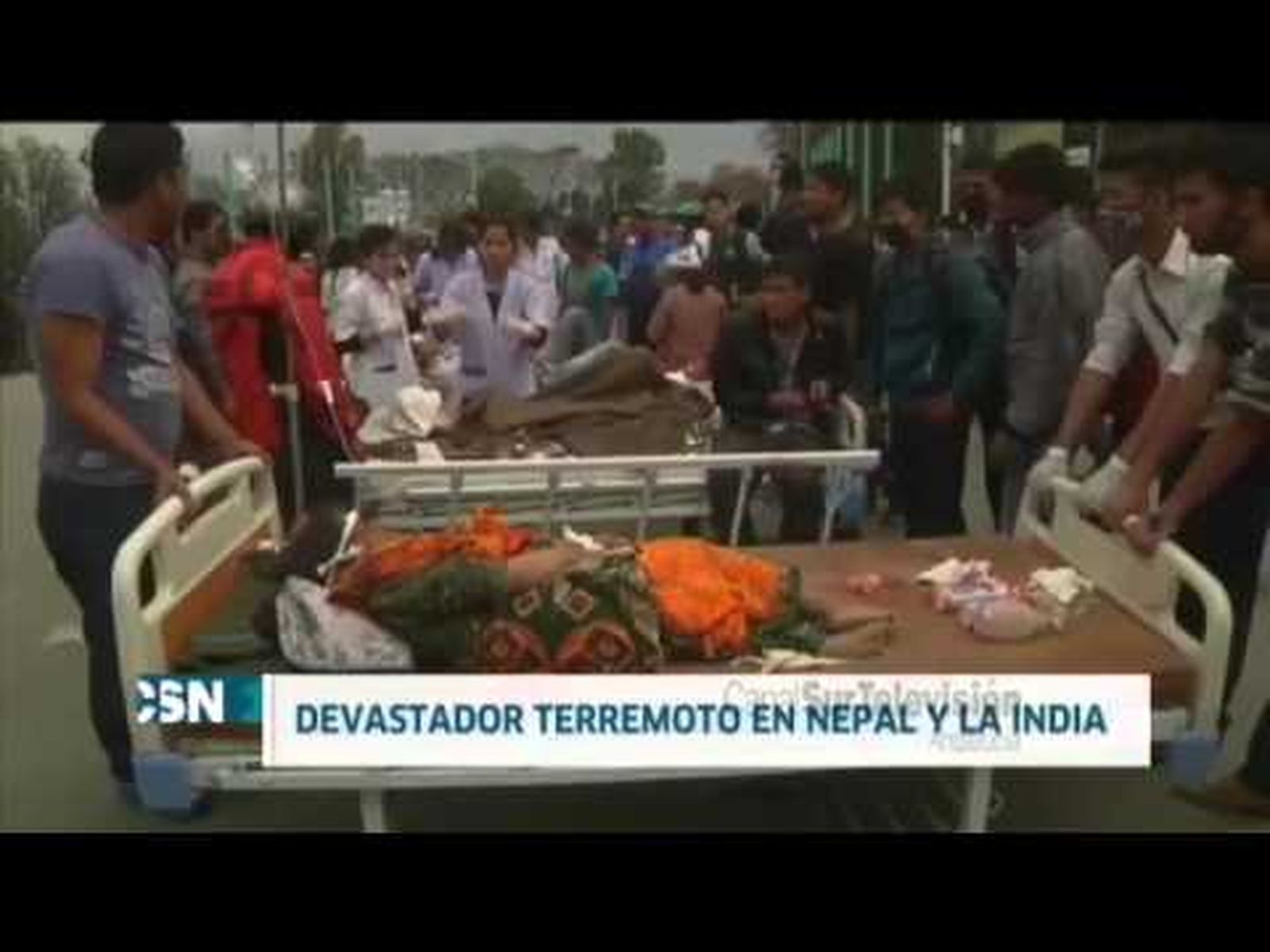 Devastador terremoto en Nepal (2015)