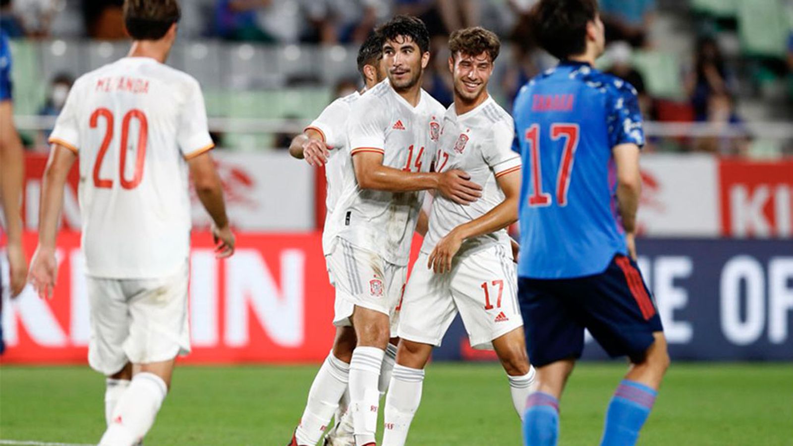 seleccion española selección japonesa japón tokio