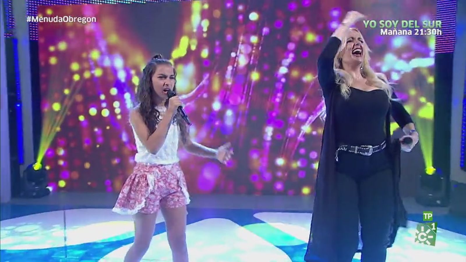 La Húngara y la niña Yeraima cantan Yo te esperaré