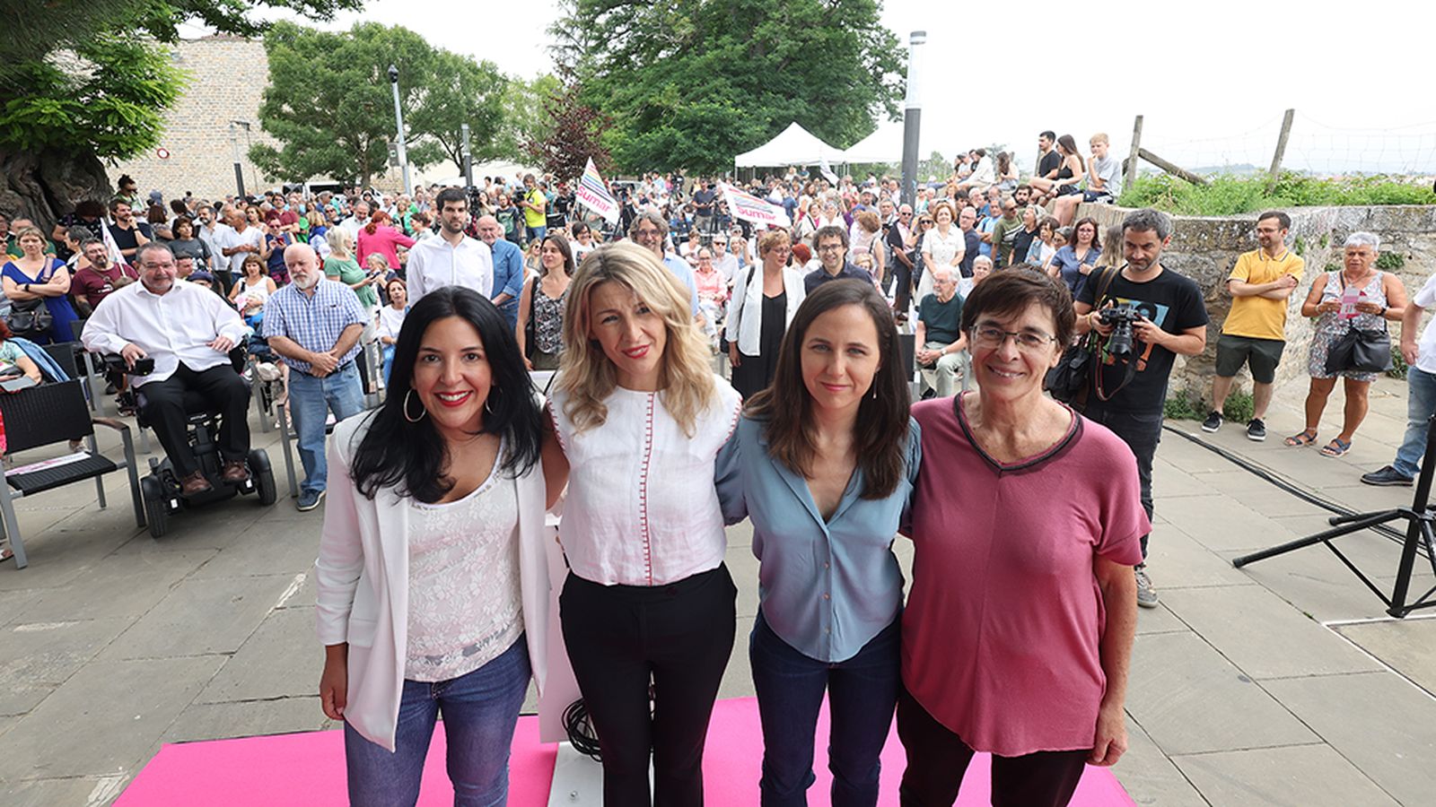 Yolanda Díaz con Ione Belarra