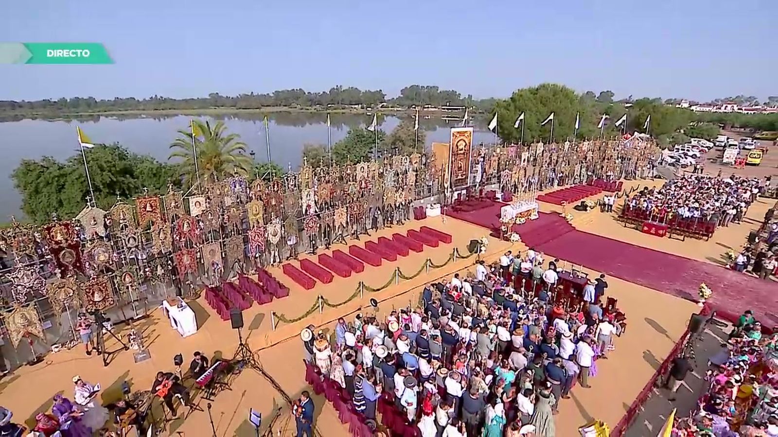 Misa de Pentecostés en el Rocío