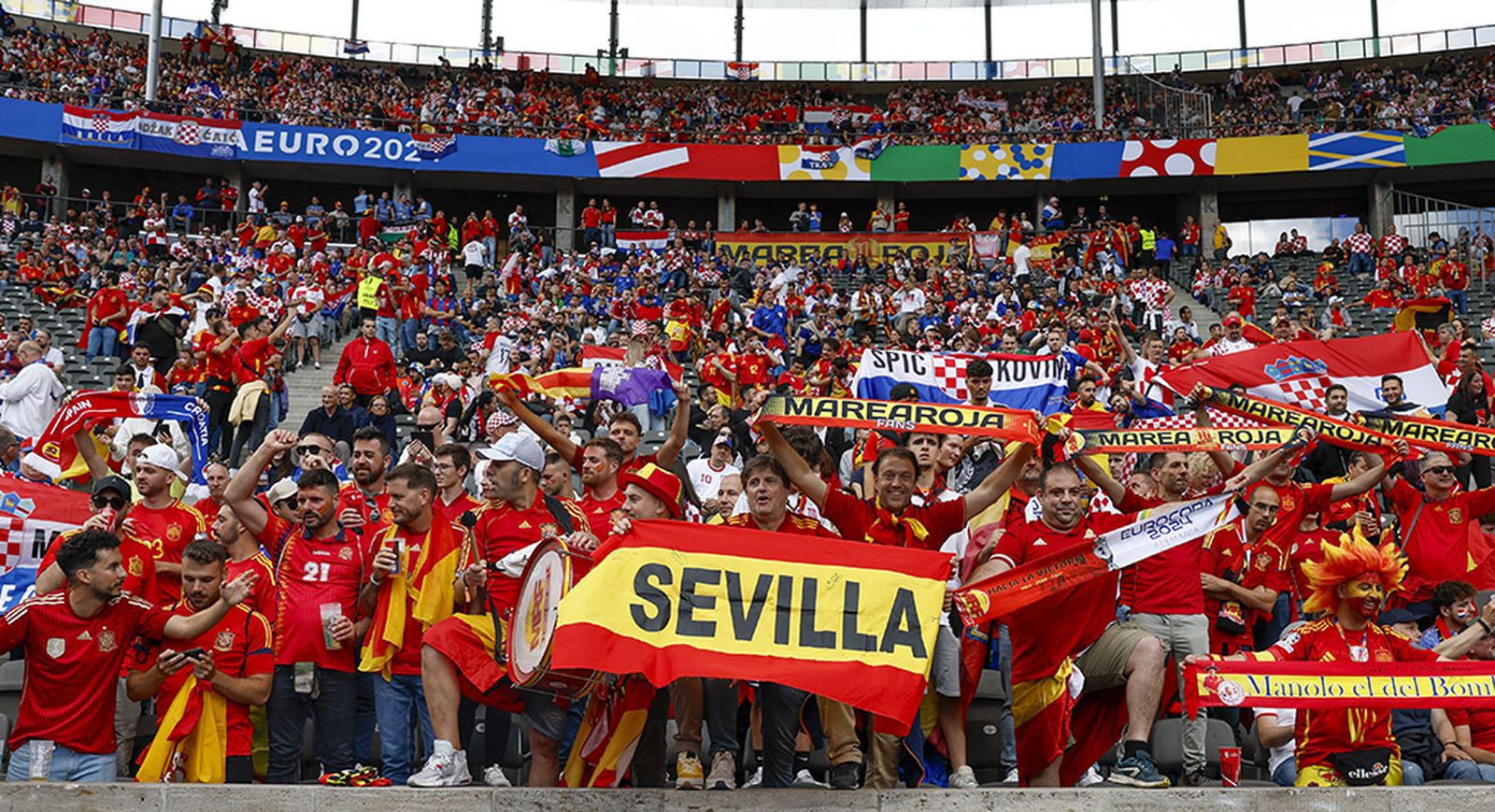 Afición de España en la Eurocopa