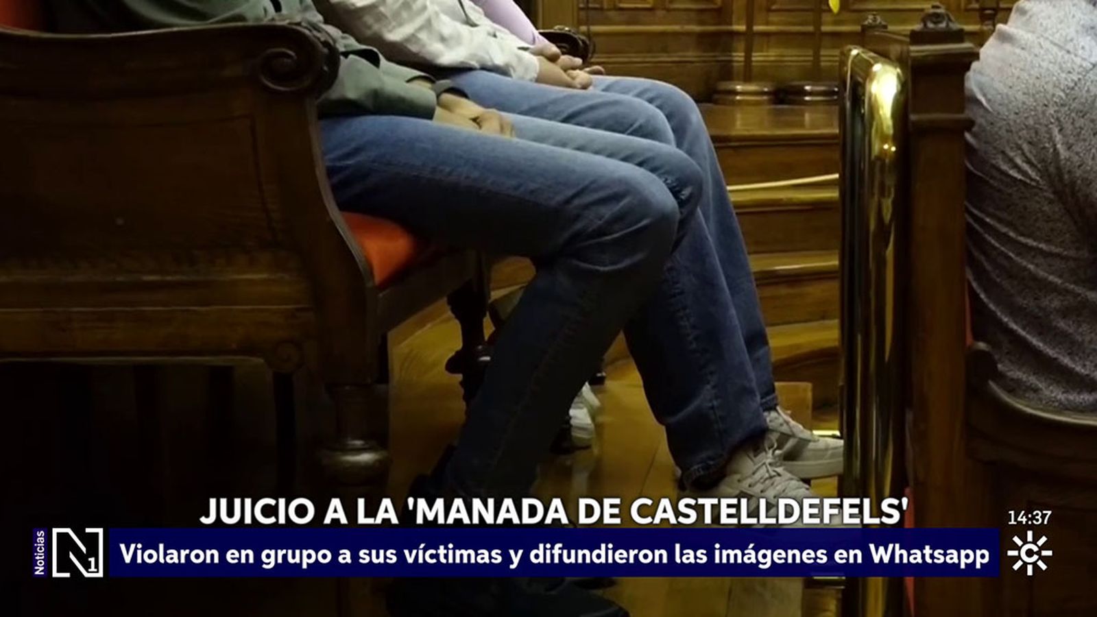 Condenas a la manada de Castelldefels
