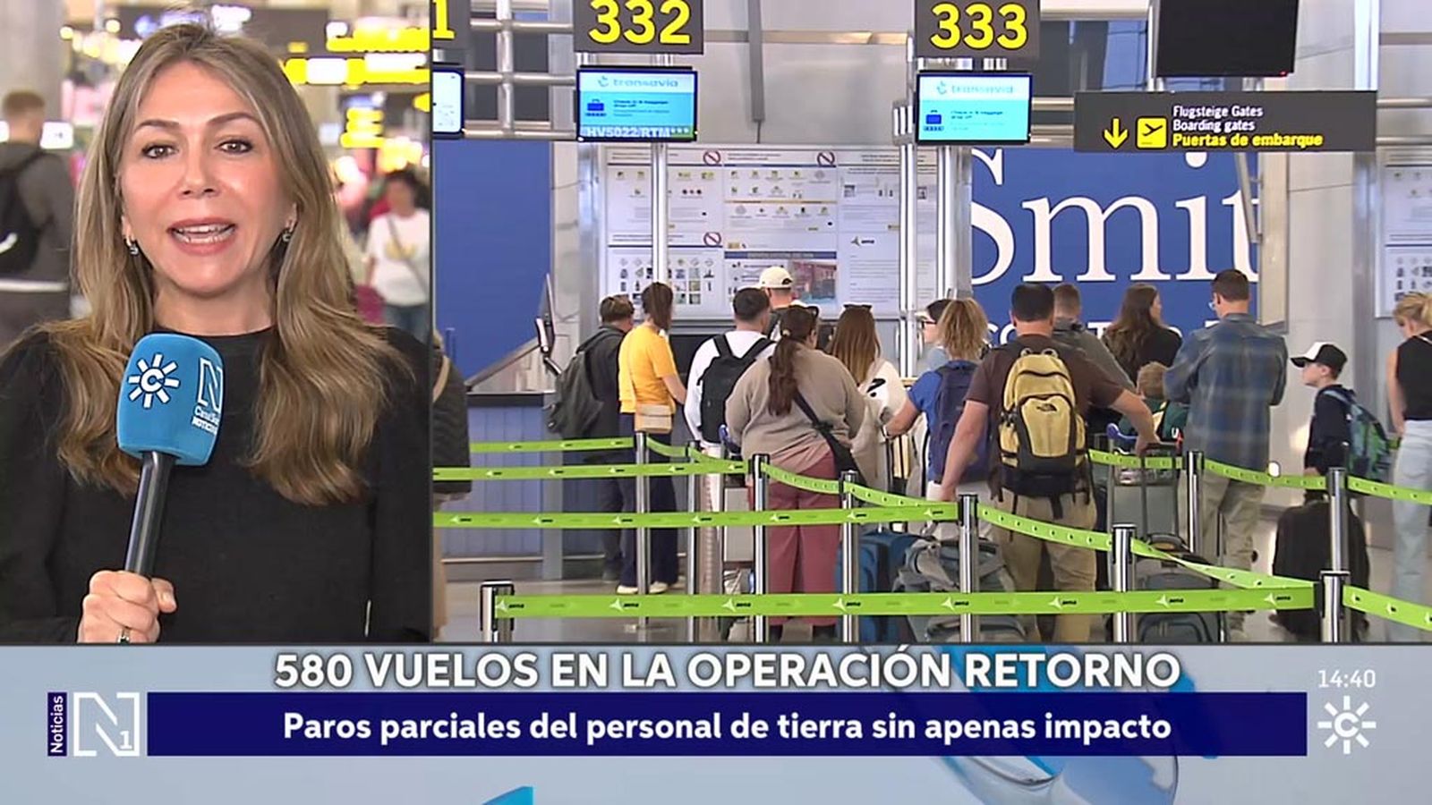 Tráfico intenso en Despeñaperros y récord de vuelos en la operación retorno de Semana Santa