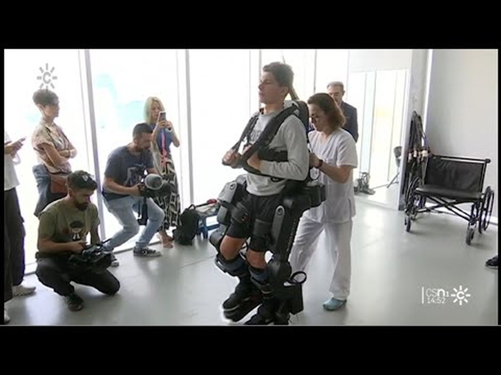 Exoesqueleto pediátrico implantado por primera vez de Andalucía