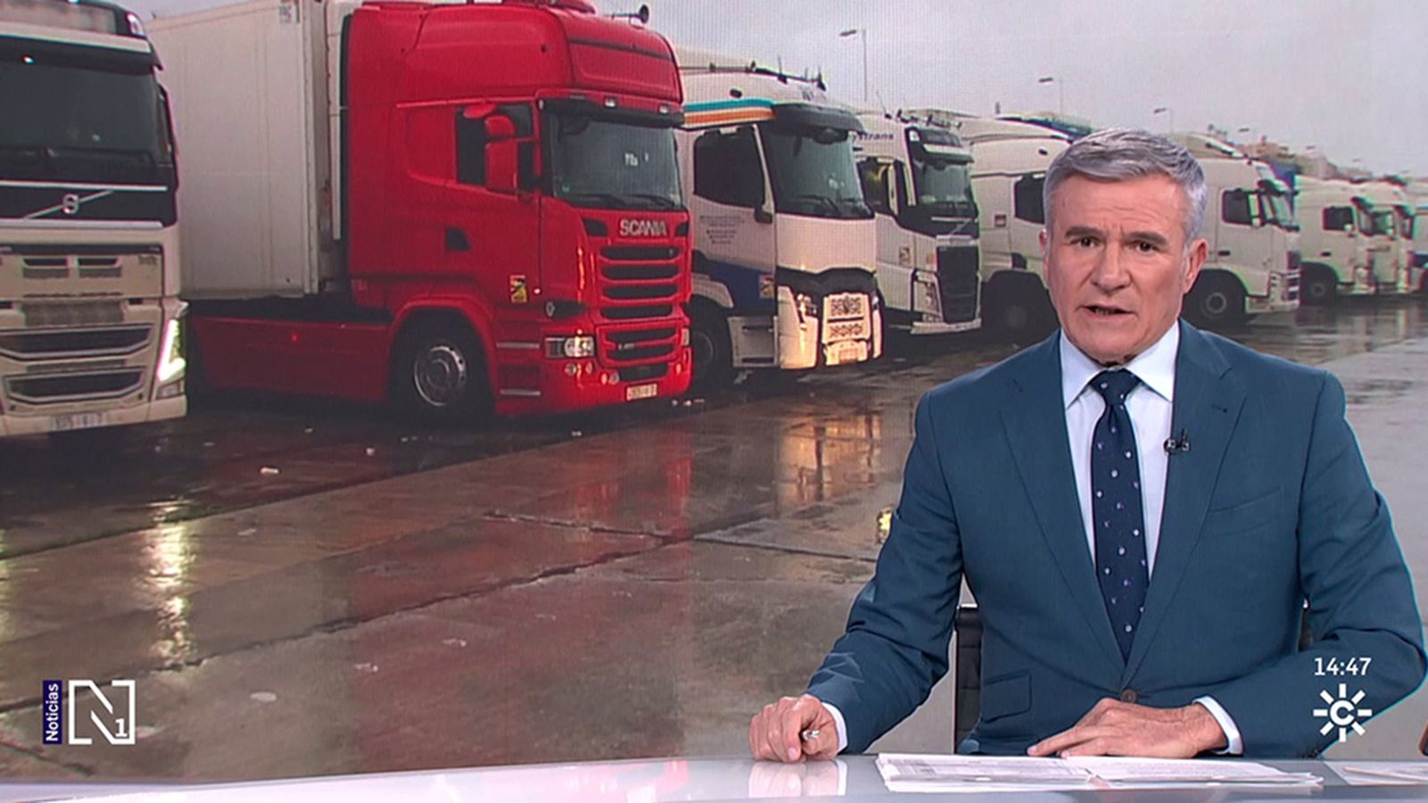 Flota parada por el precio del combustible