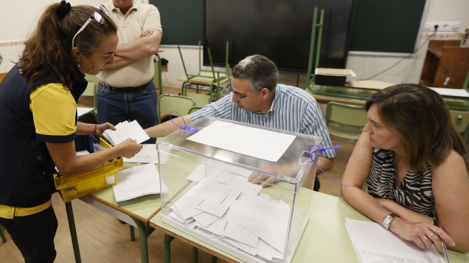 Votaciones en las europeas