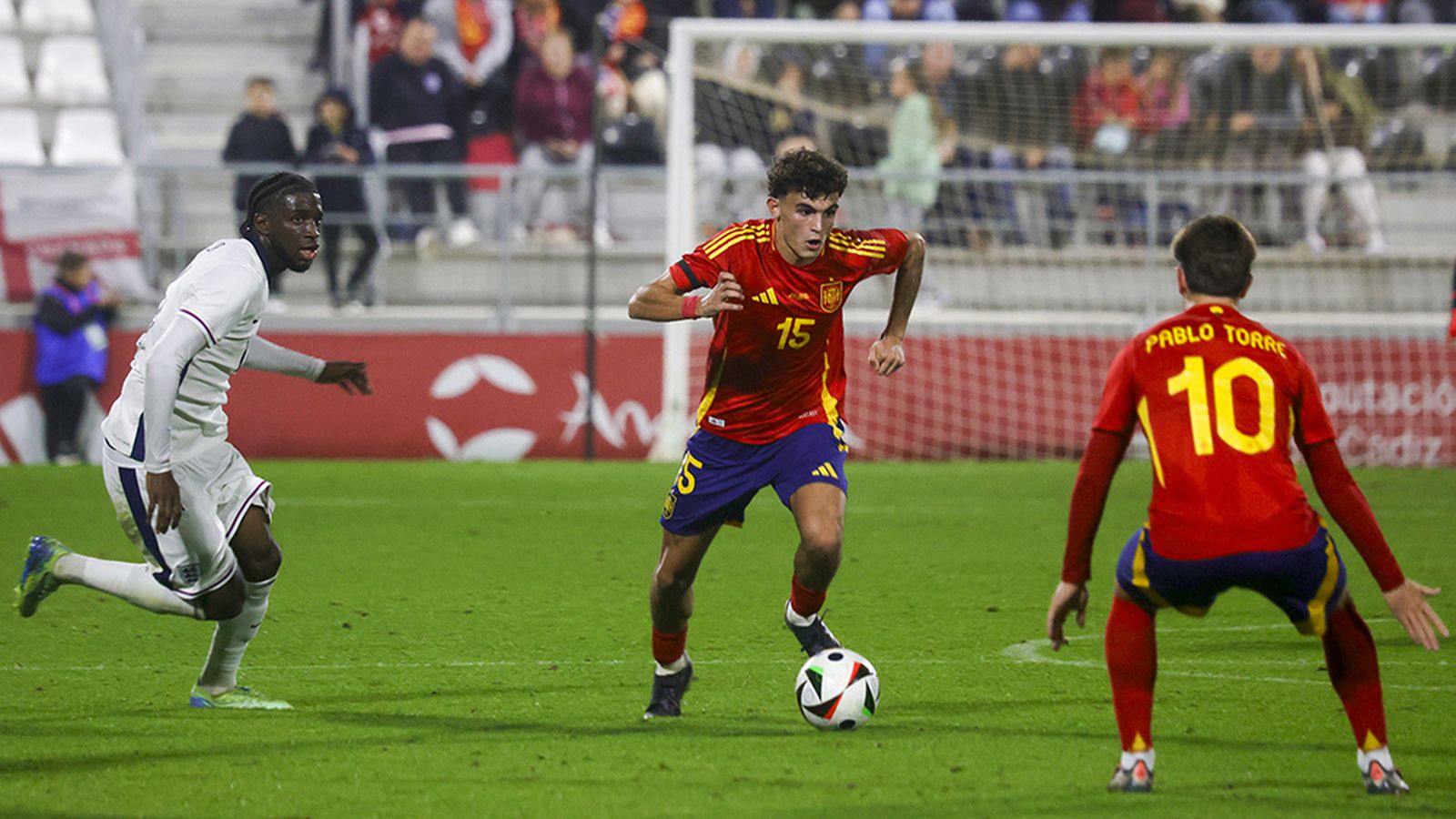 La selección sub21 en La Línea