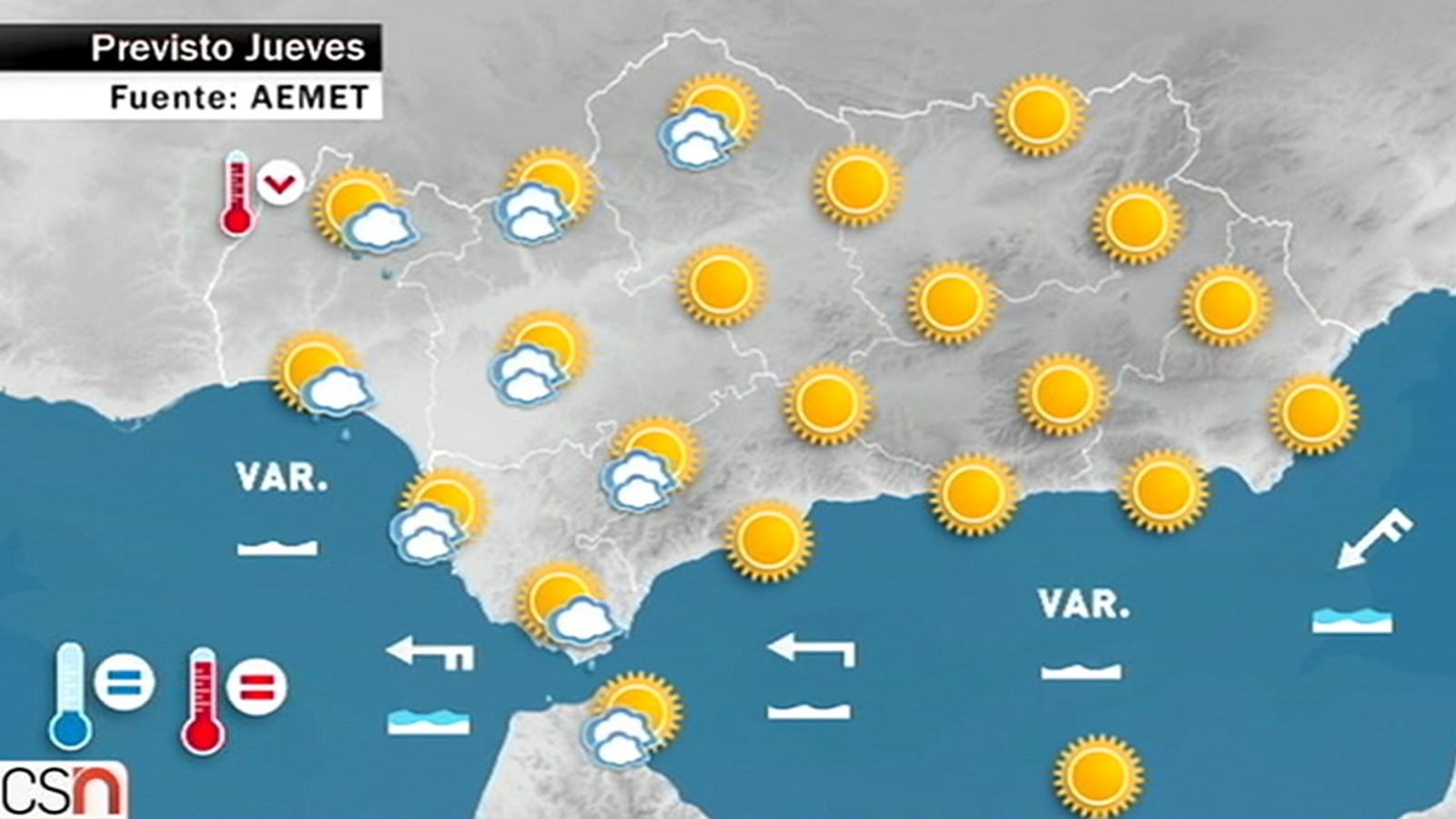 Mapa tiempo jueves 1024