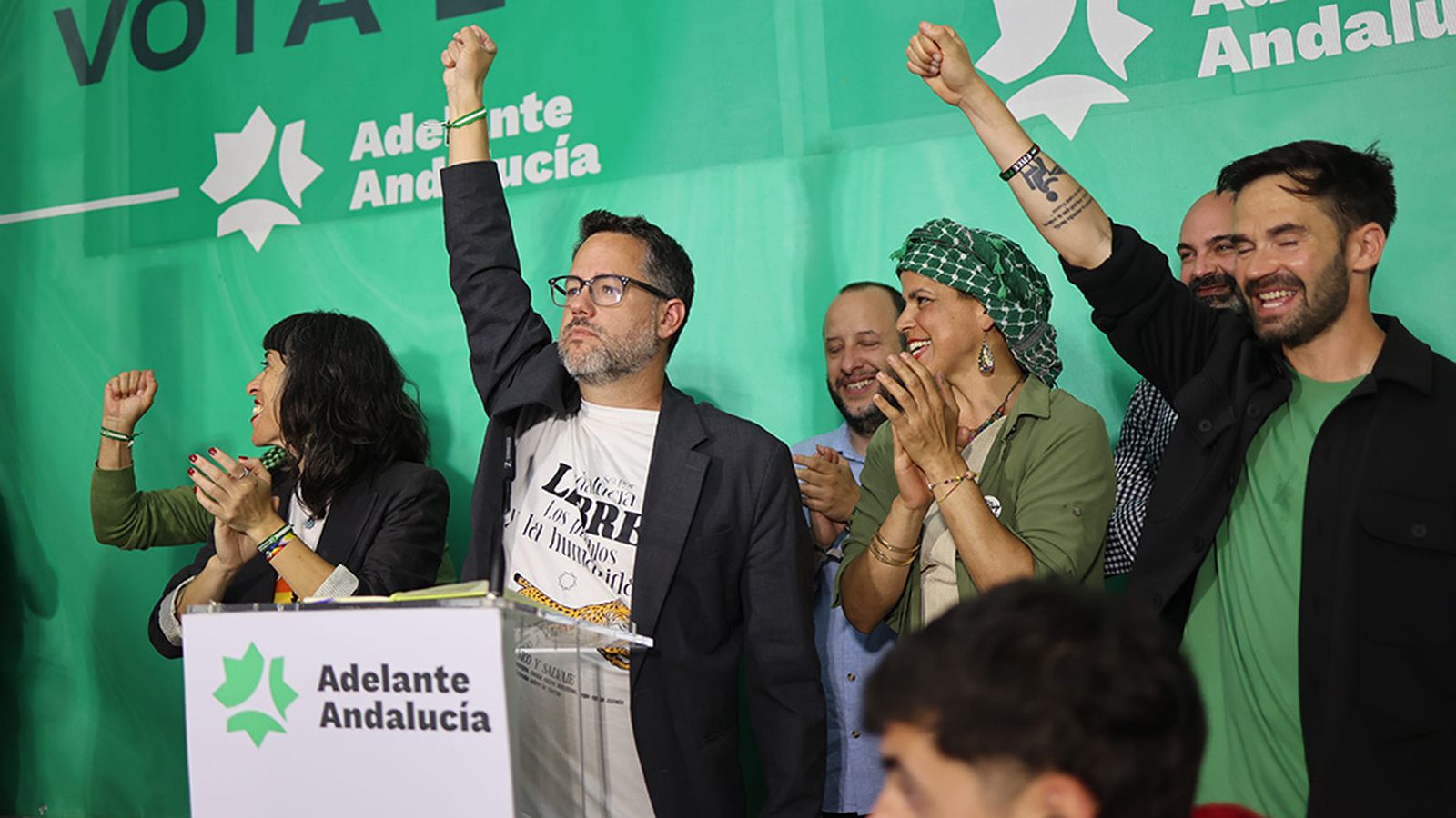 Adelante Andalucía festeja sus buenos resultados electorales