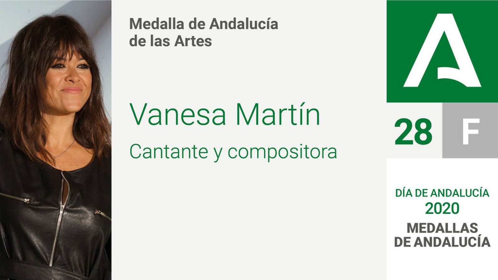Vanesa Martín medalla Andalucía