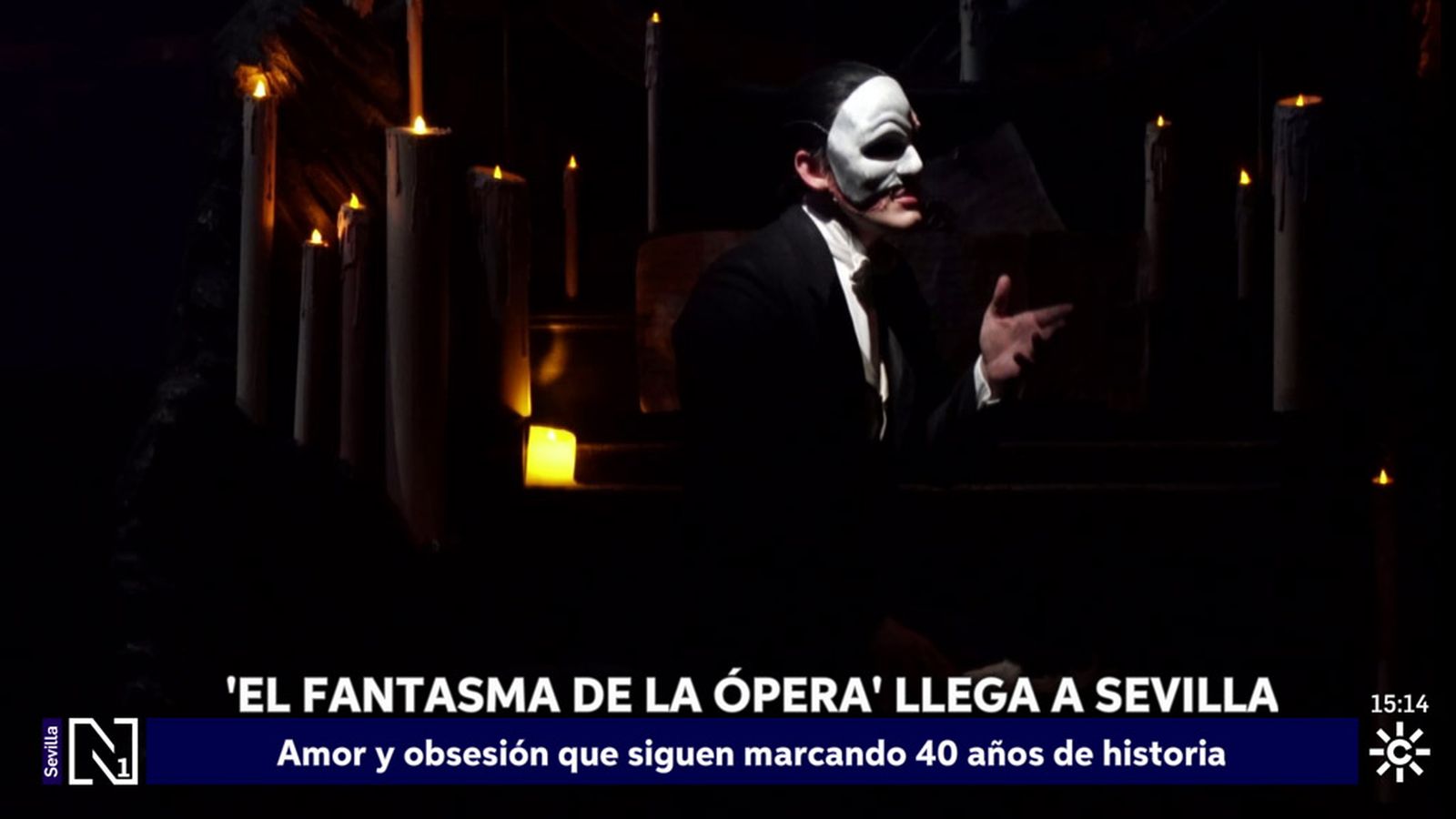 El  Fantasma de la Ópera llega a Sevilla