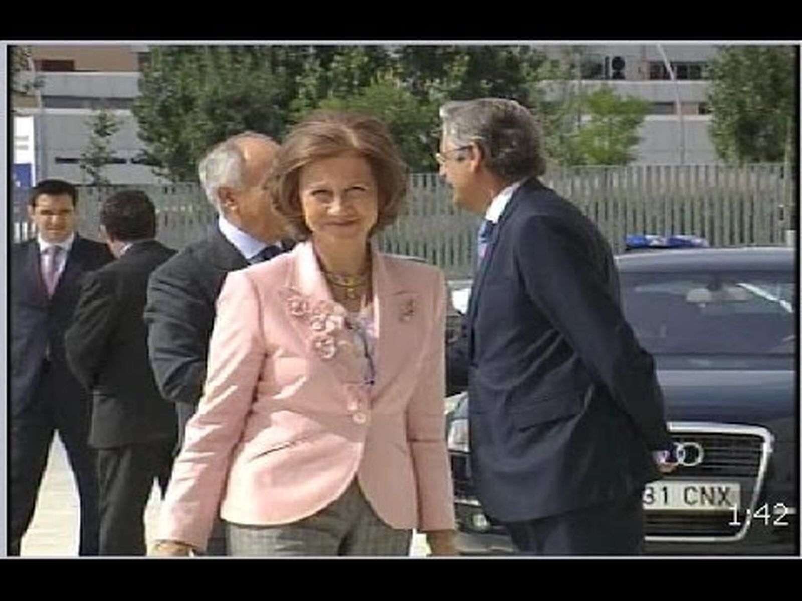 La Reina doña Sofía en visita privada a Granada (2009)