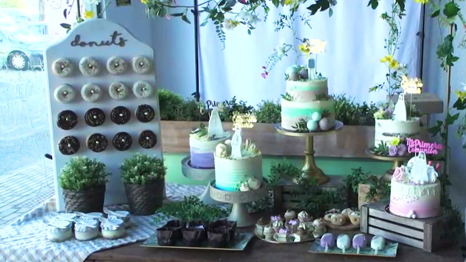 La mesa dulce, la última tendencia en la celebración de comuniones