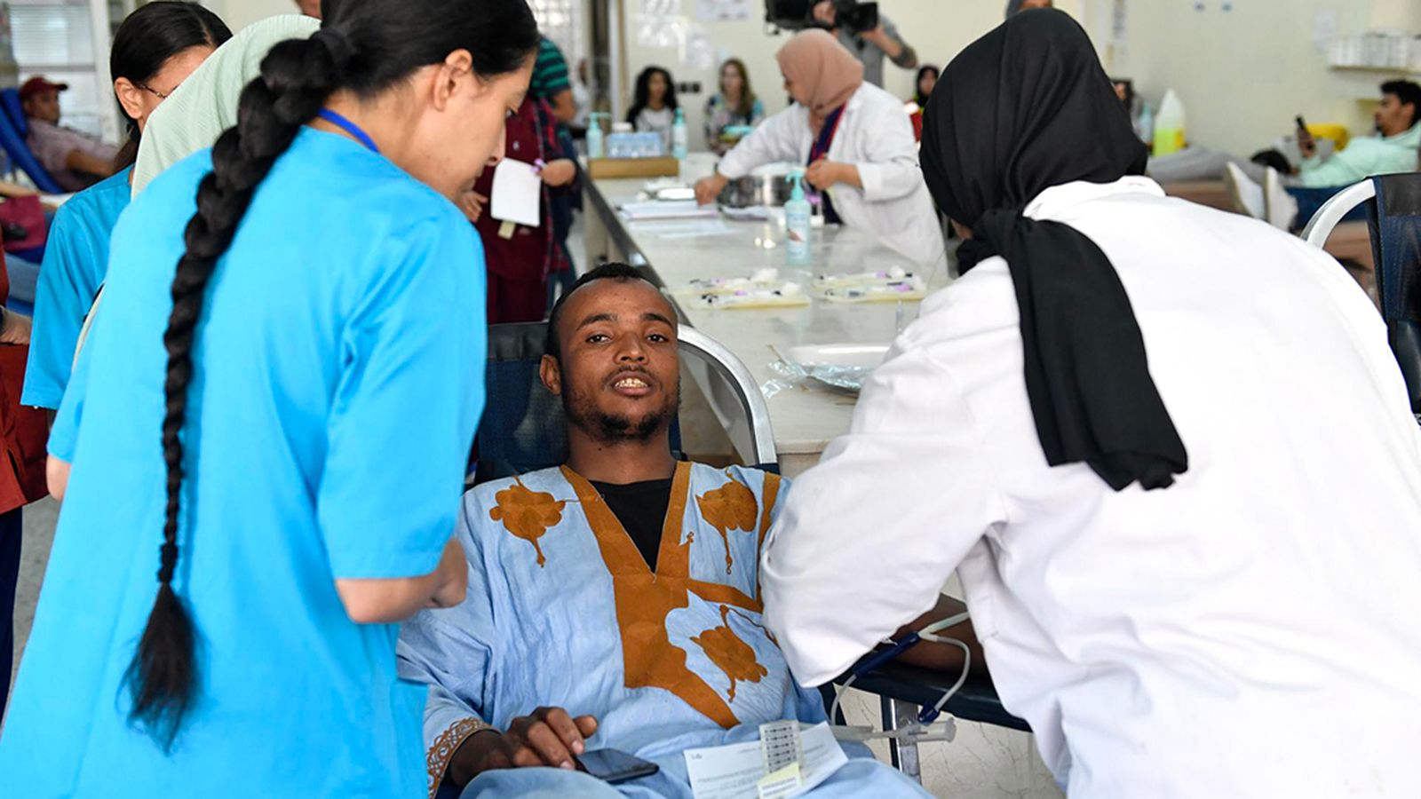donación sangre en Marruecos