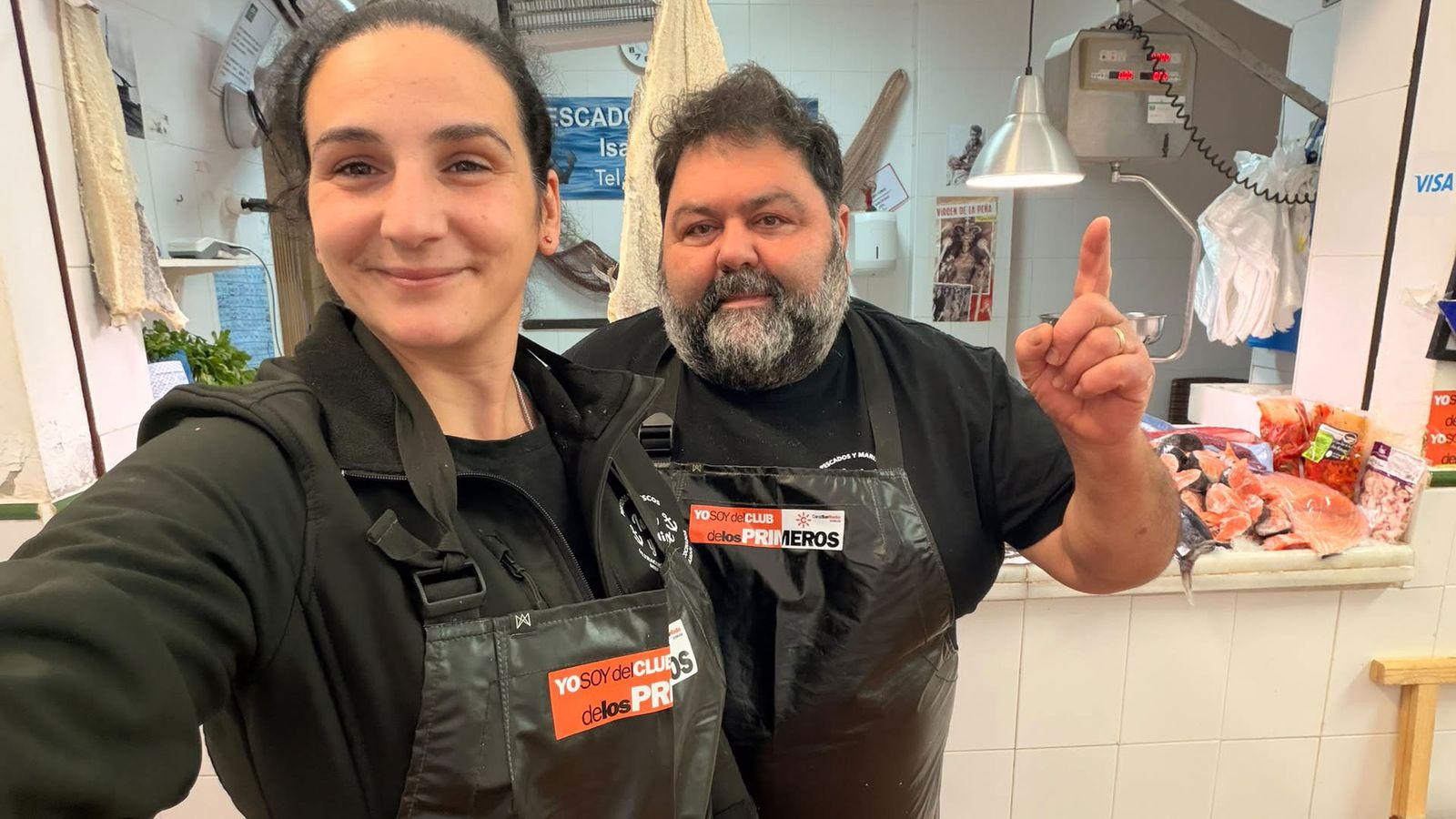 Isabel y José Félix son pescaderos en Mijas