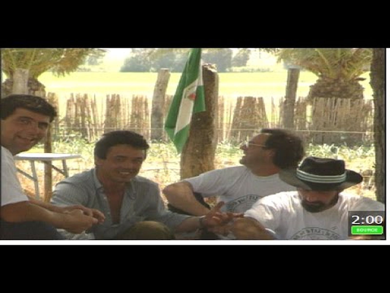 Día del Trabajador: el SOC ocupa la finca "la Romana" de Utrera, Sevilla (1995)