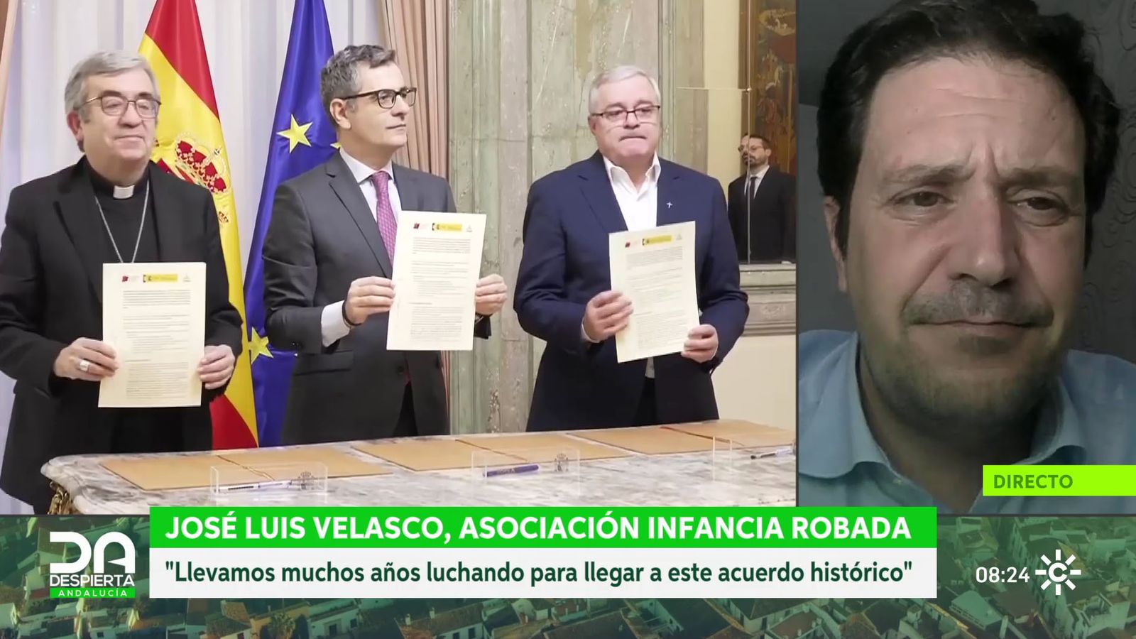 José Luis Velasco, víctima de abusos en la Iglesia