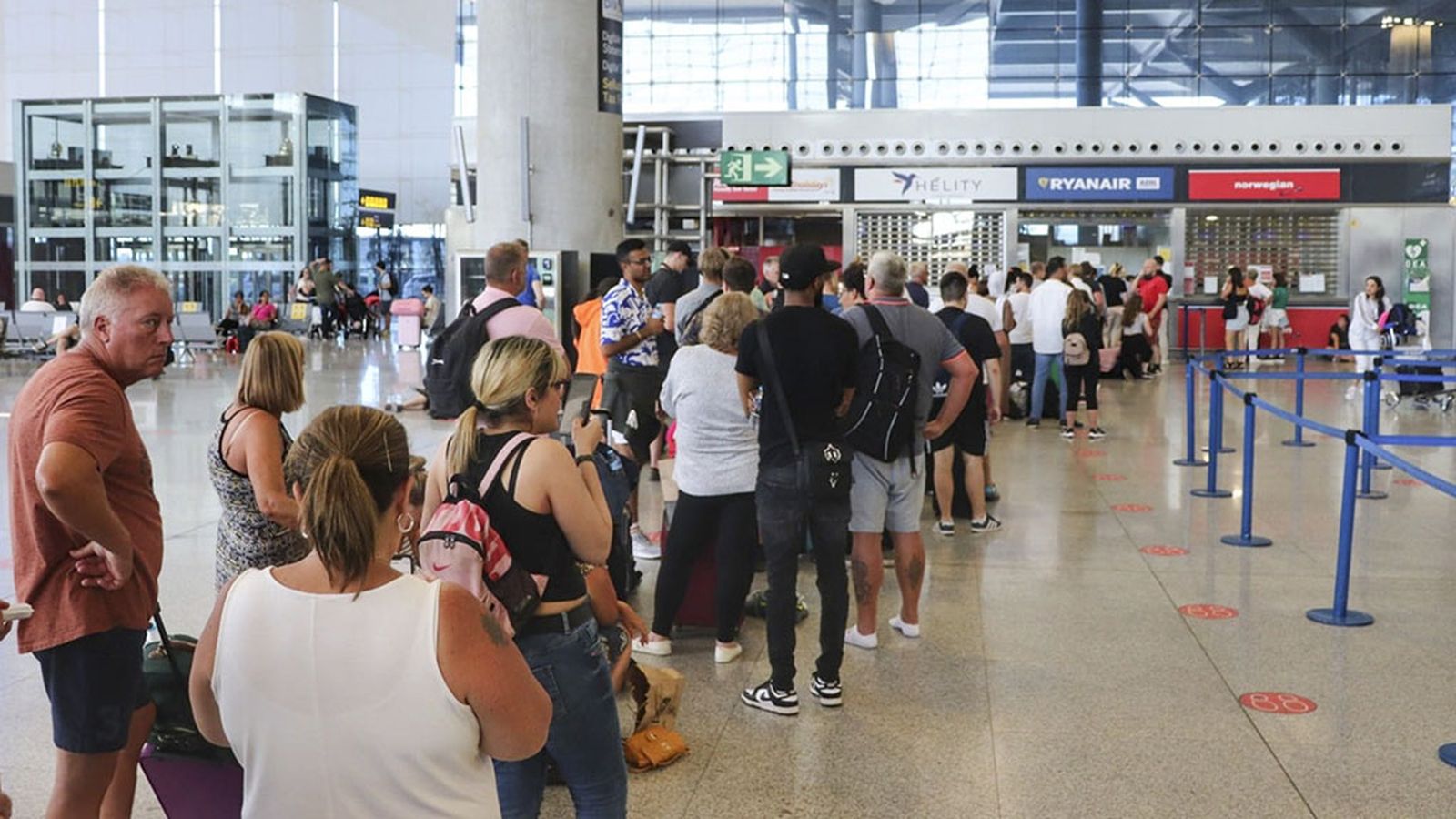 Huelga en el aeropuerto de Málaga