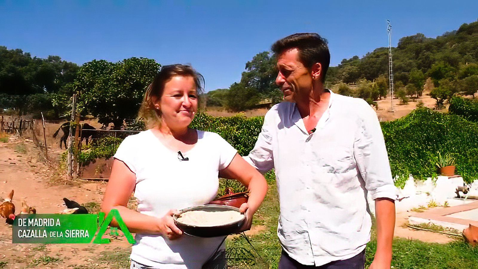 En Cazalla de la Sierra ha montado un proyecto gastronómico y cultural en la finca de su madre