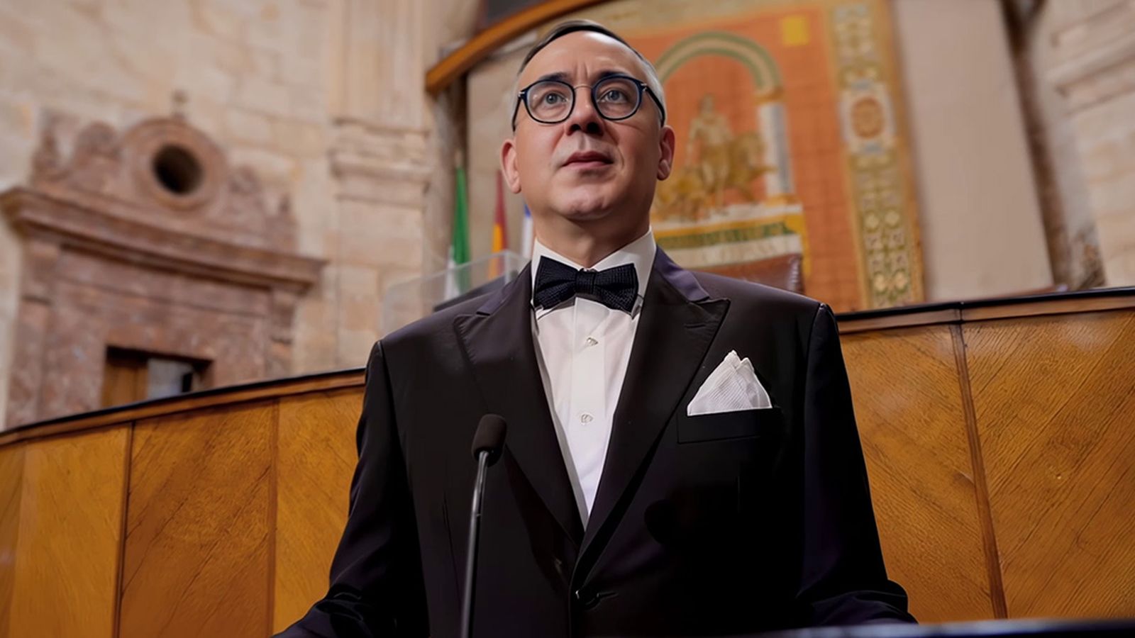 Blas Infante en el Parlamento andaluz