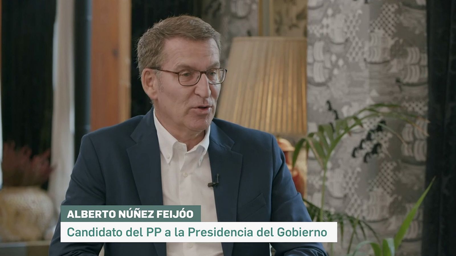 Entrevista a Feijóo en Canal Sur