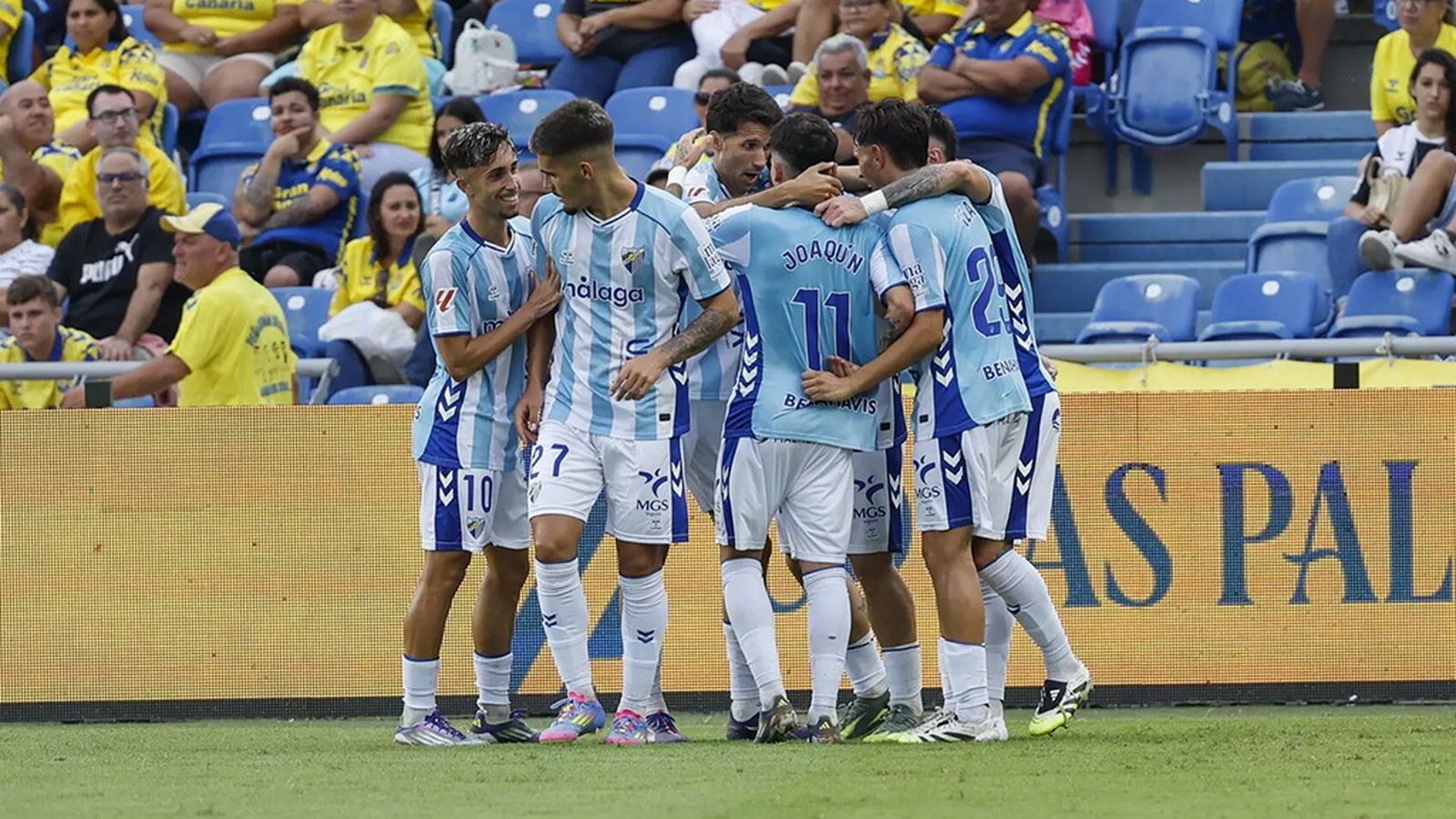 Triunfo del Málaga en Las Palmas