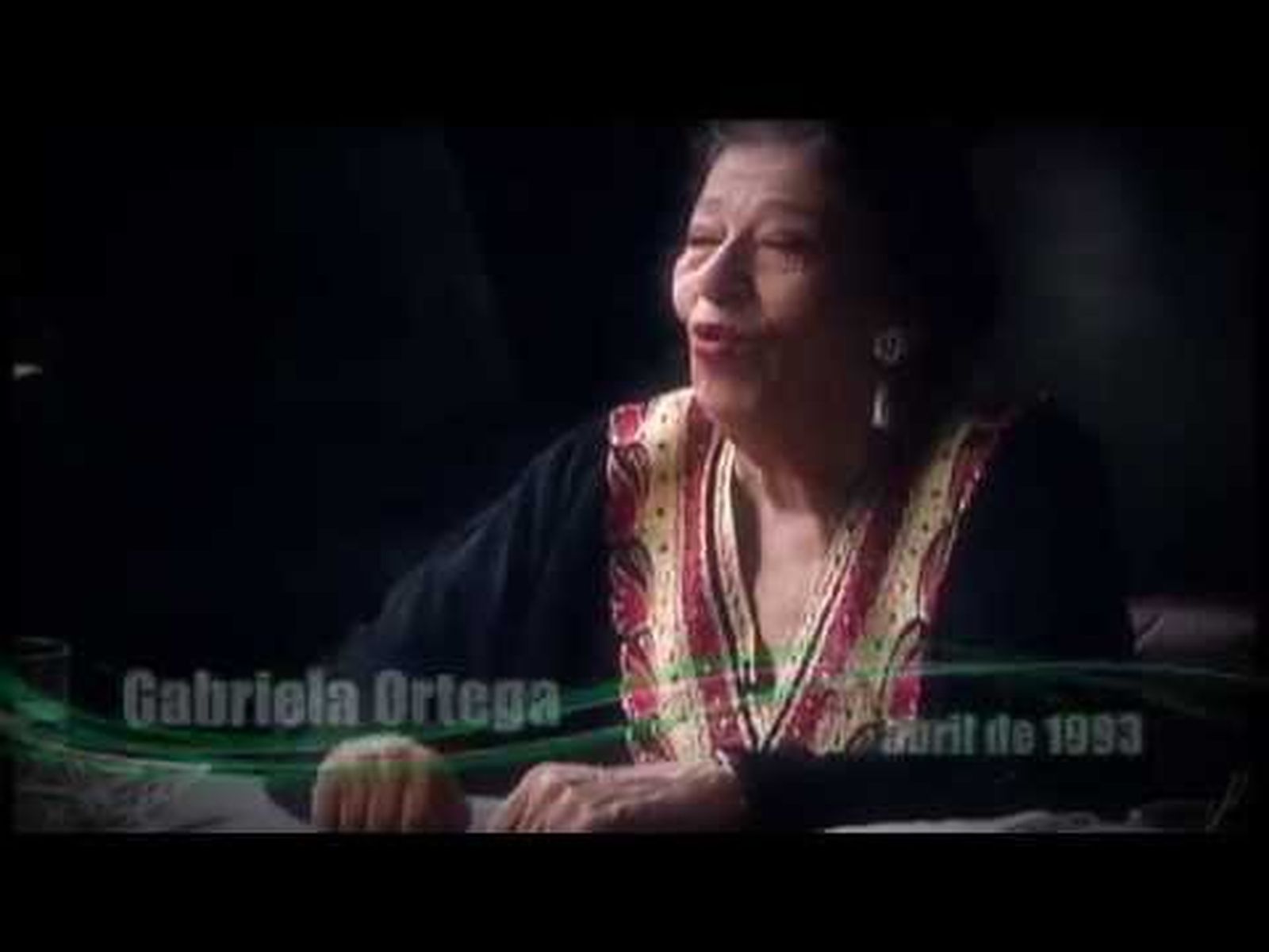La recitadora Gabriela Ortega, el Flamenco recitado
