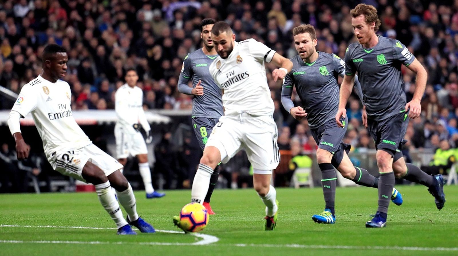 Real Madrid Vinicius Benzema Liga 1024