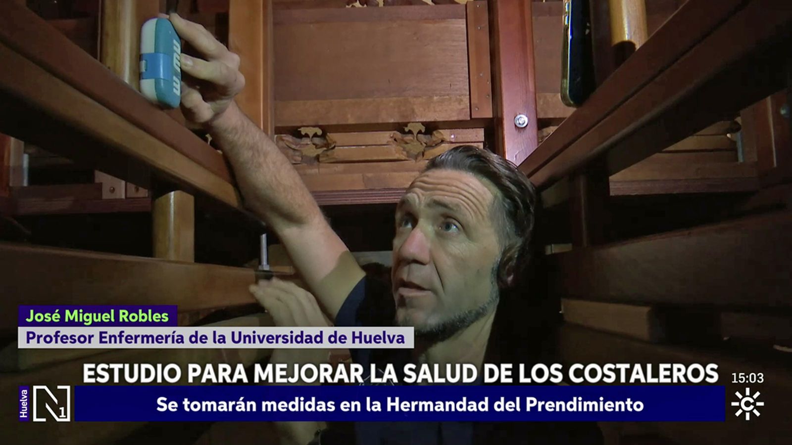 Medir en tiempo real el esfuerzo físico de los costaleros durante una procesión