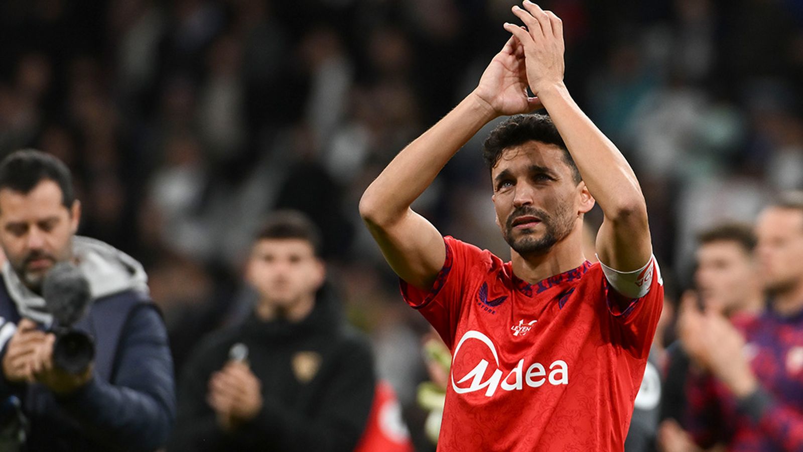 Jesús Navas se despide en el Bernabéu