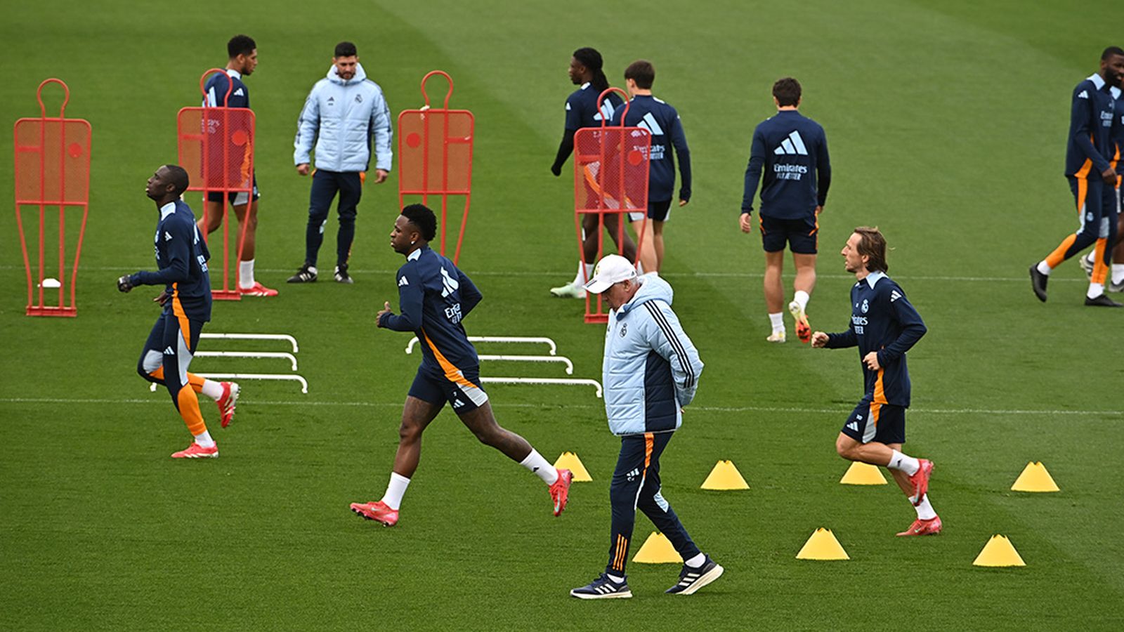 Entrenamiento del Madrid