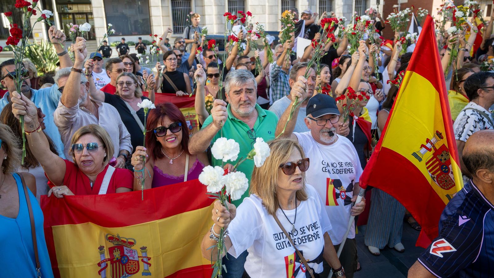 Ceuta se manifiesta de forma pacífica