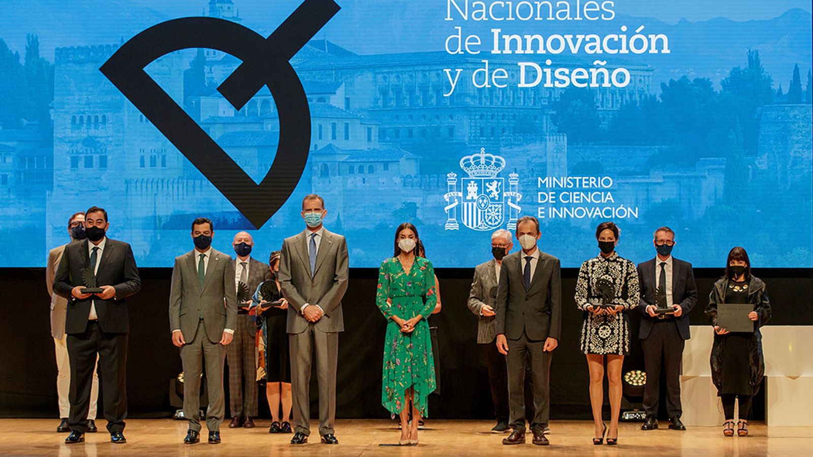 Los Reyes en los premios del diseño en Granada