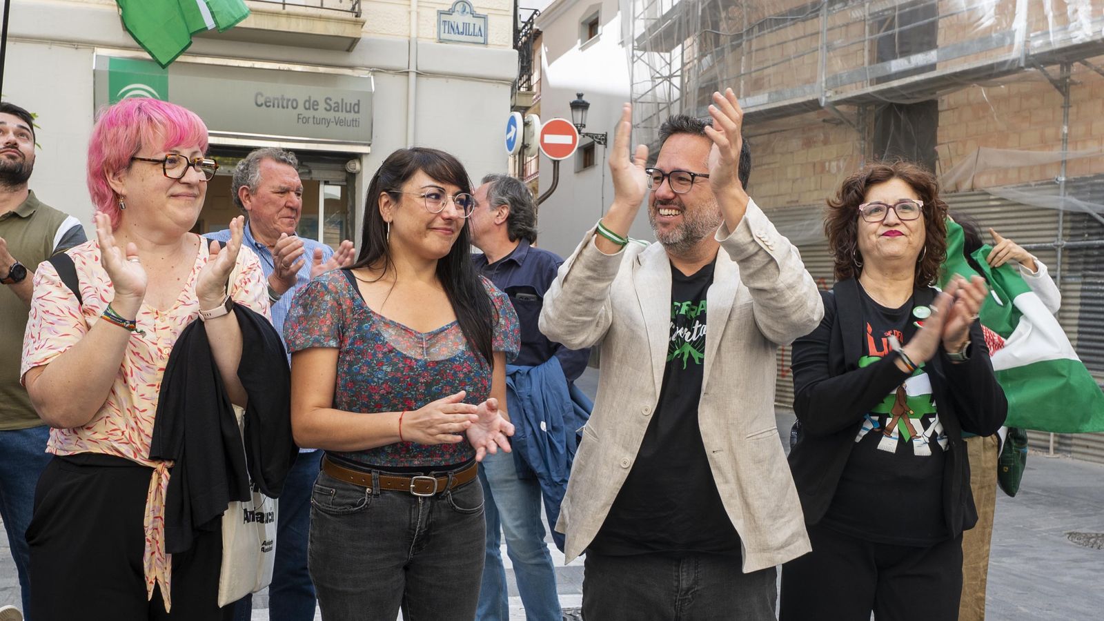 Acto de campaña de Adelante Andalucía viernes