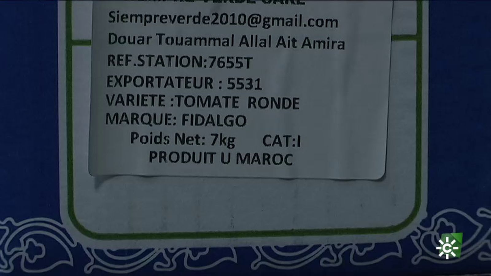 TAPA ETIQUETA TOMATE