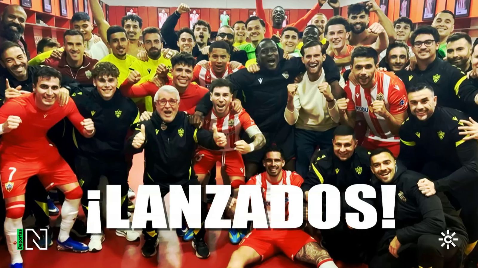 UD Almería lanzado a liderato de la segunda división