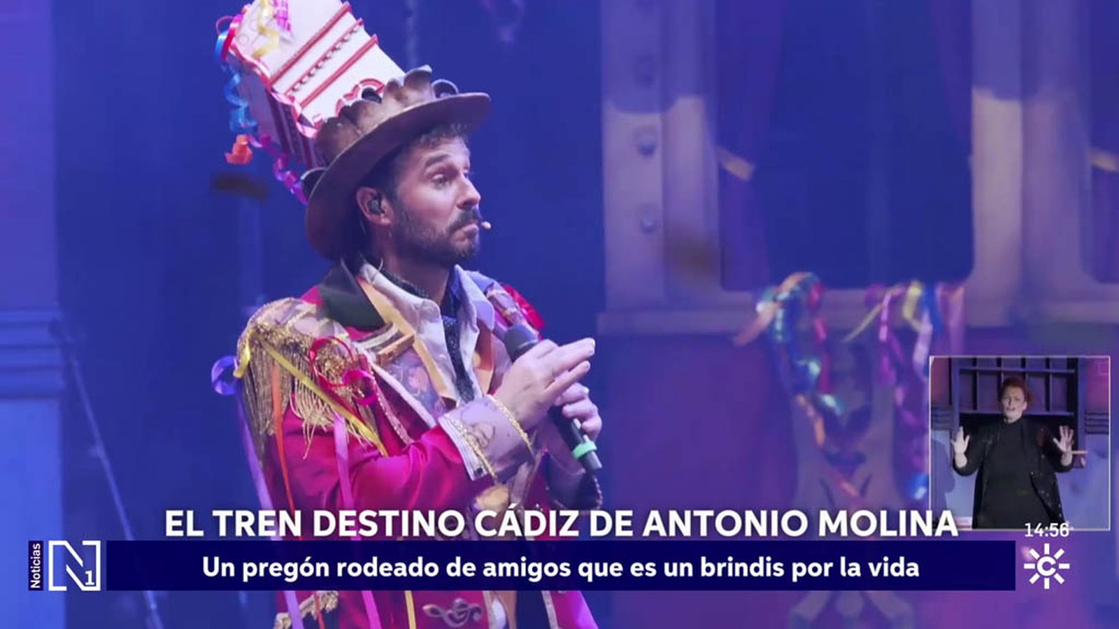 El pregón da paso al carnaval de calle en Cádiz con un ojo puesto en el cielo