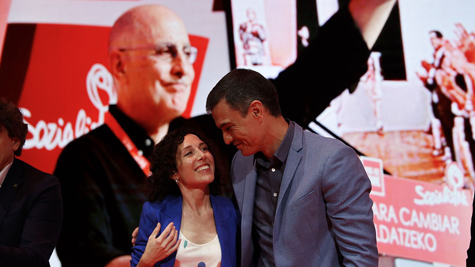 Pedro Sánchez en precampaña