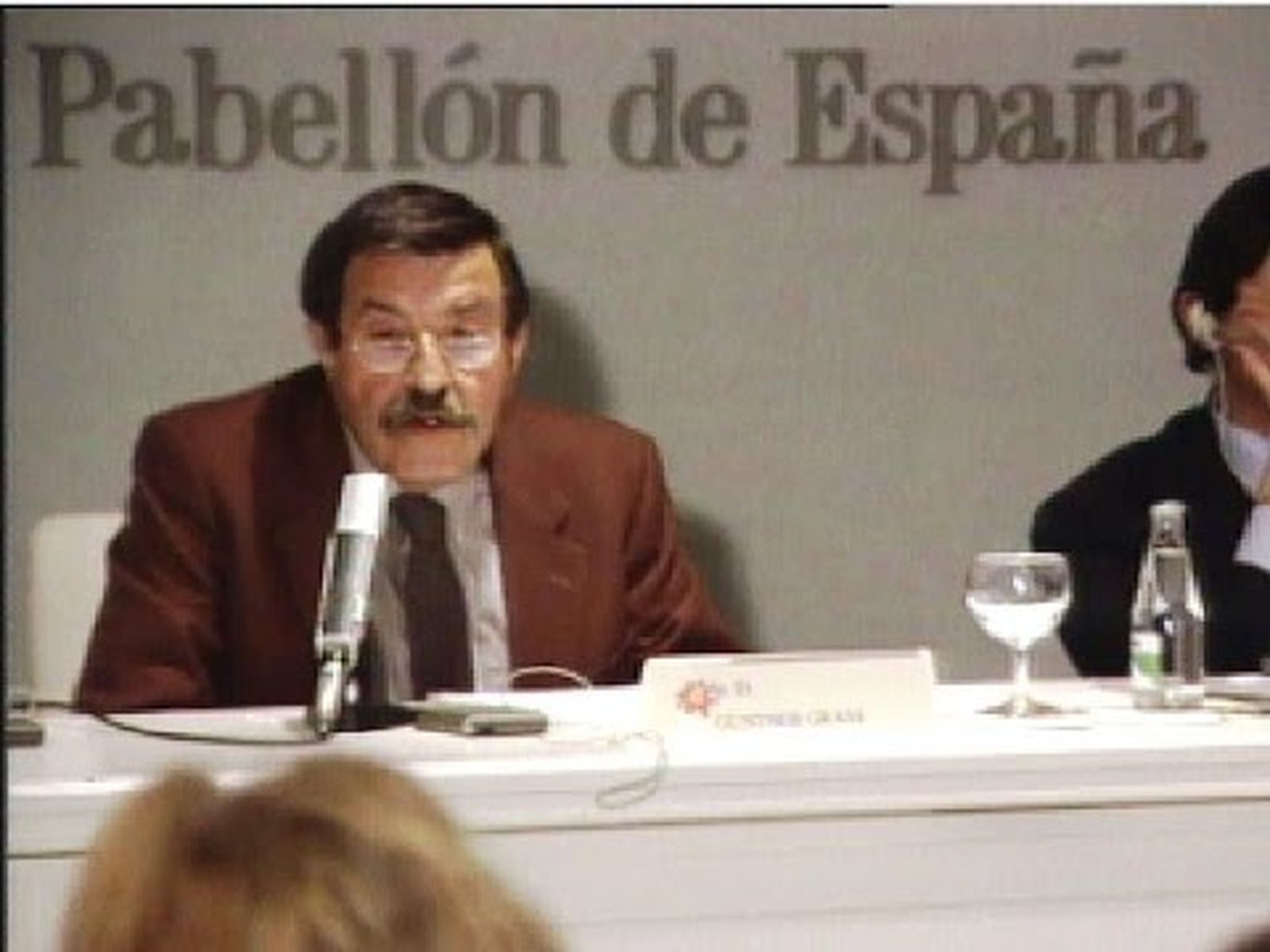 Günter Grass conferenciante en la Expo 92 de Sevilla