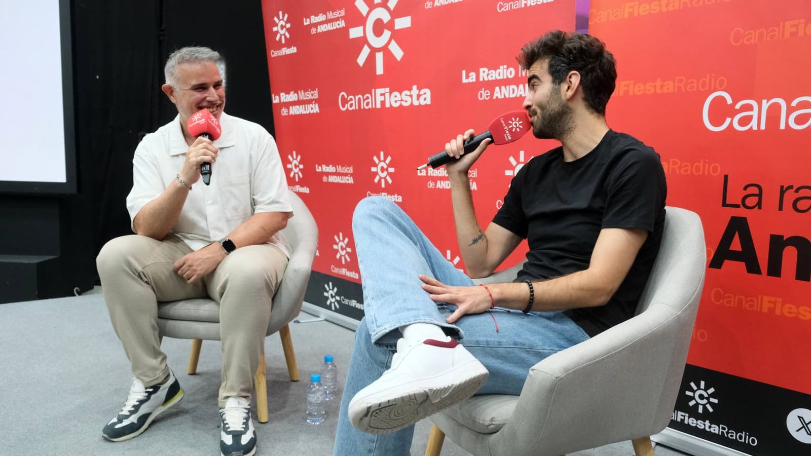Alejandro Bejarano con Domínguez