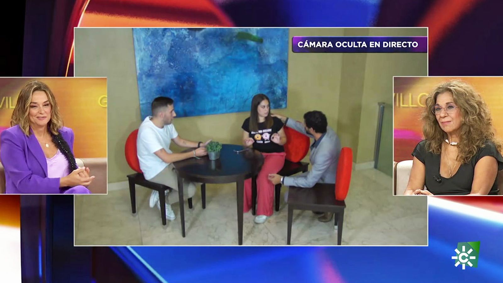 El influencer Pablo Vallejo sufre en directo una cámara oculta ante un timador del amor