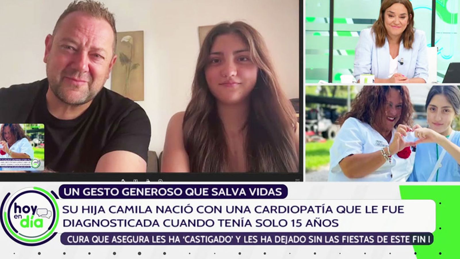 Camila y su familia lo dejaron todo por un trasplante de corazón en Andalucía
