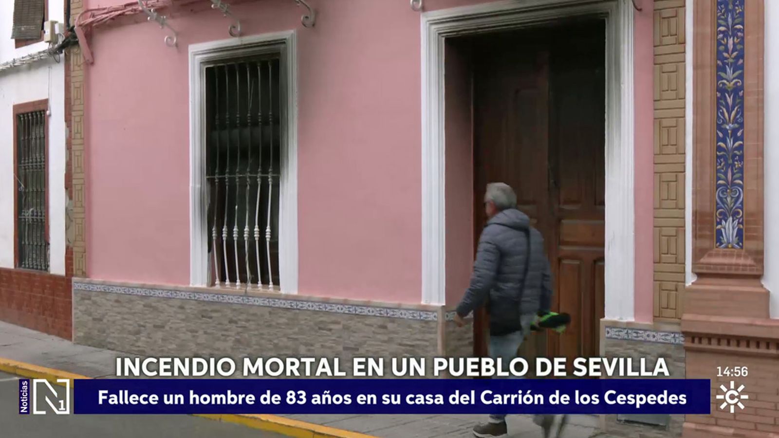 Muere un anciano de 83 años en el incendio de su vivienda en Carrión de los Céspedes