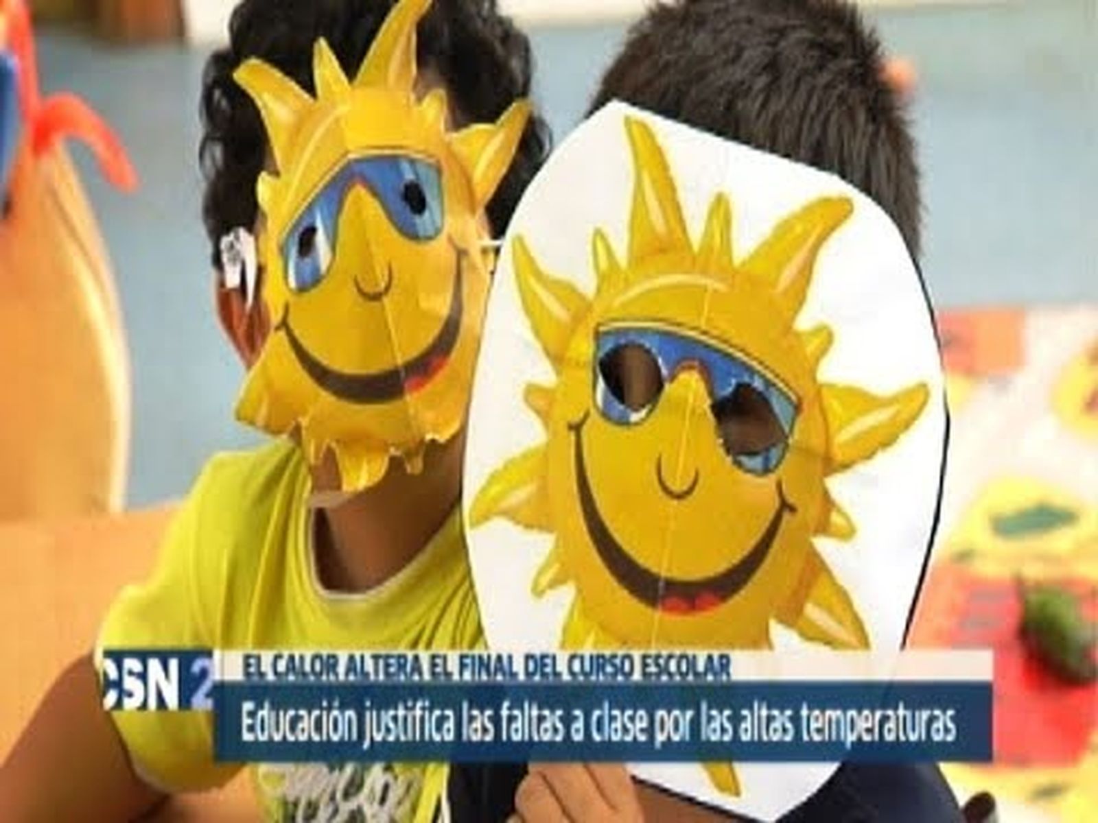 El calor adelanta el final del curso escolar 2017