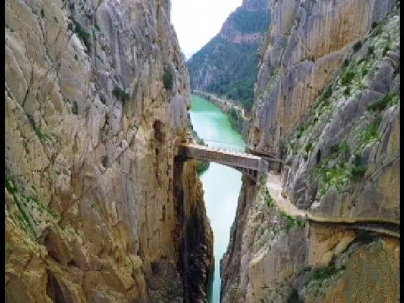 El Caminito del Rey, un paseo espectacular por un desfiladero (Málaga)