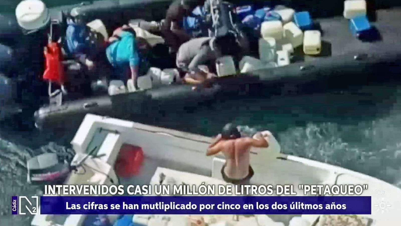 Casi un millón de litros de combustible intervenidos a las redes de petaqueo en Cádiz