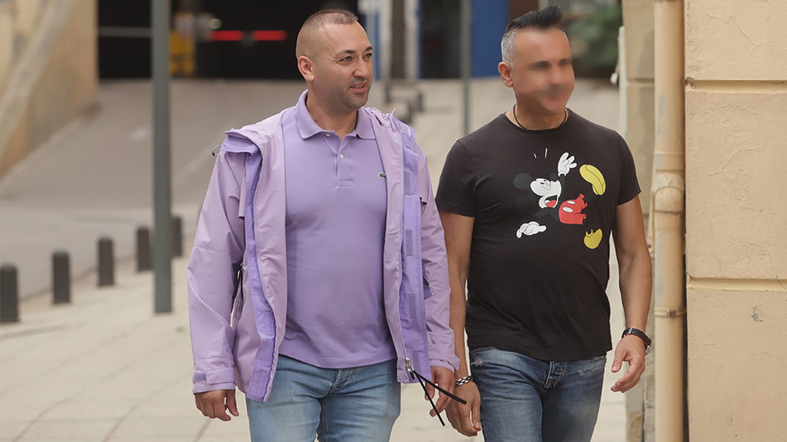FOTO ISCO ( FRANCISCO) TEJÓN , CLAN DE LOS CASTAÑAS, LLEGADA A JUICIO , ALGECIRAS