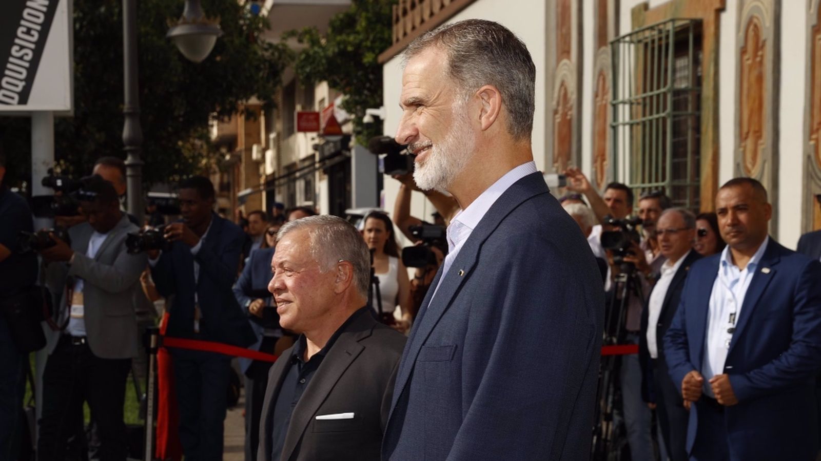 rey felipe y rey de jordania